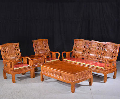 奧哲紅木沙發(fā)A-S11 傳統(tǒng)工藝與現(xiàn)代美學(xué)的藝術(shù)融合